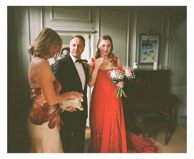 Red Dress Wedding