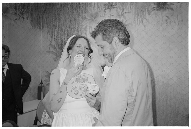 London registry office wedding on 35mm film