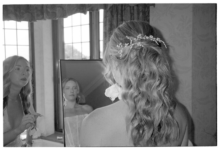 35mm candid wedding photograph